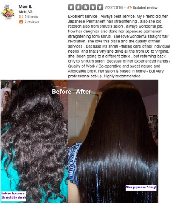 Best Japanese Hair Straightening Salon Aldie Loudoun County
