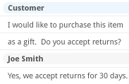 Chat window