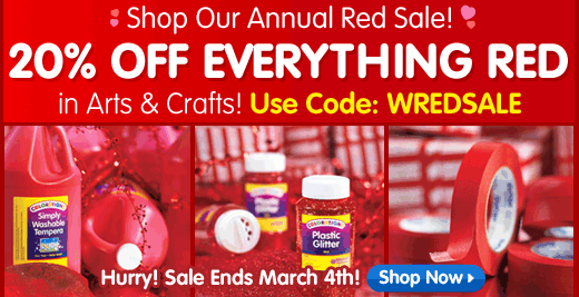 20% Off Everything Red!