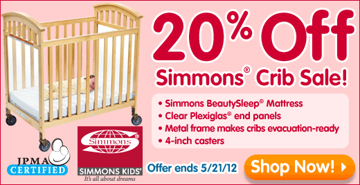 20% Off Simmons&reg; Crib Sale!