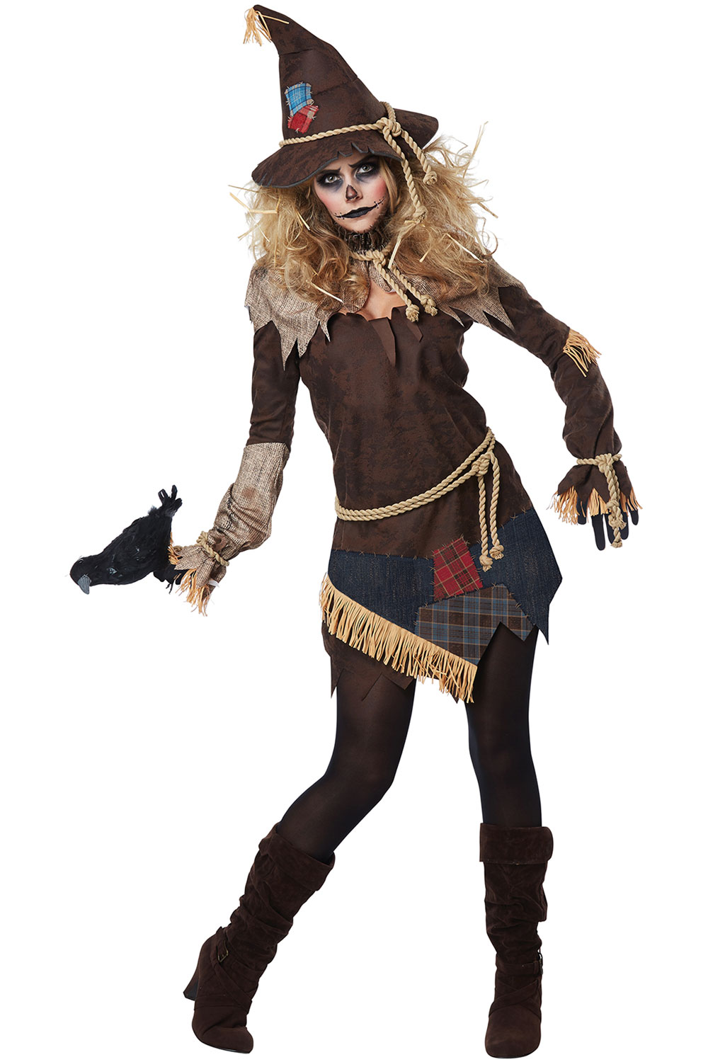 California Costumes Creepy Scarecrow Women Adult Costume Cosplay Party 01439 