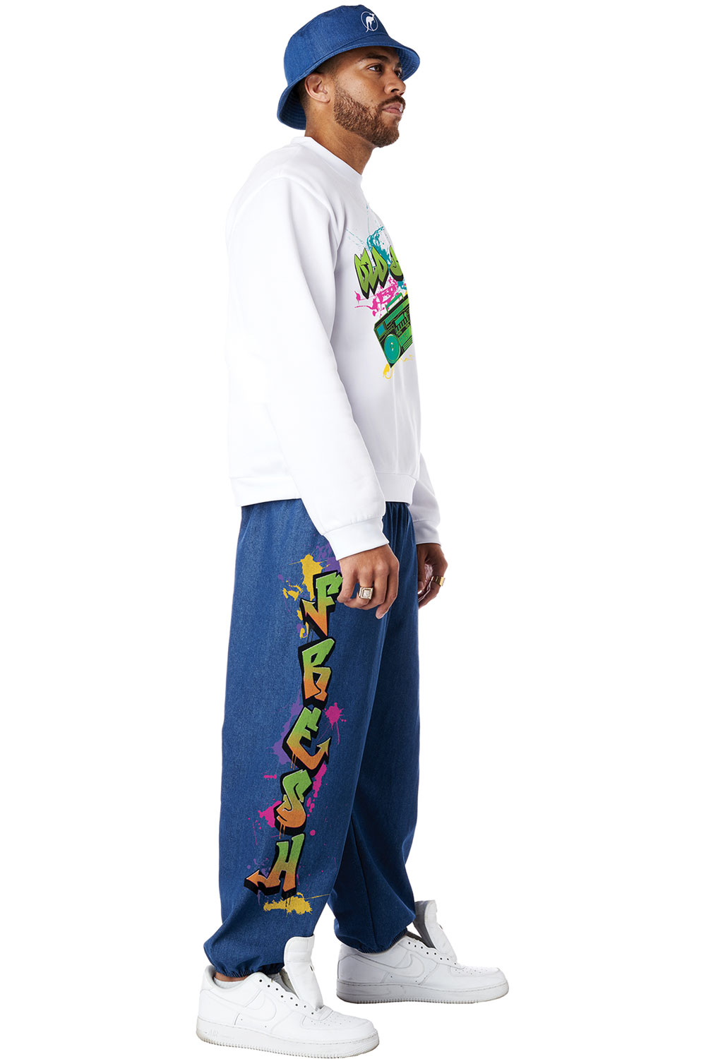 Siagua Eighties Memphis Sweatpants Outfit Costumes