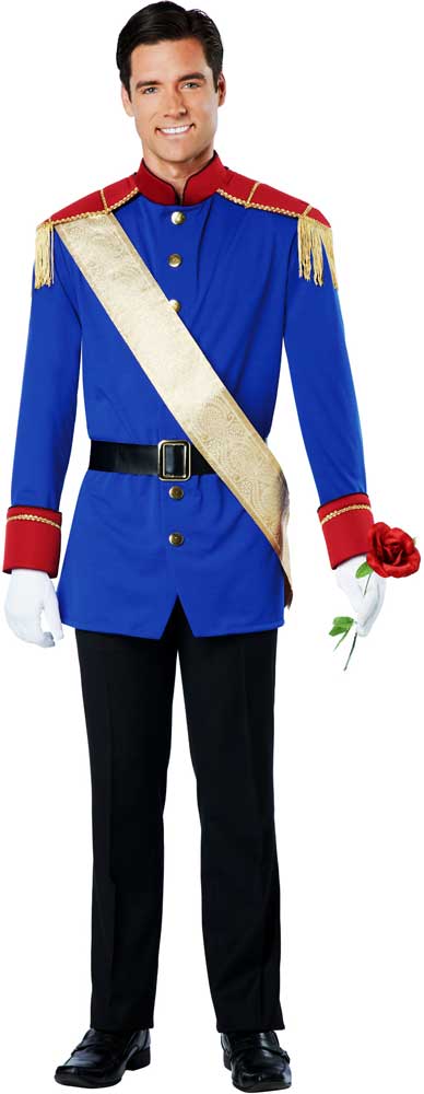 California Costume Prince Charming Fairy Tales Adult Men halloween outfit 01507