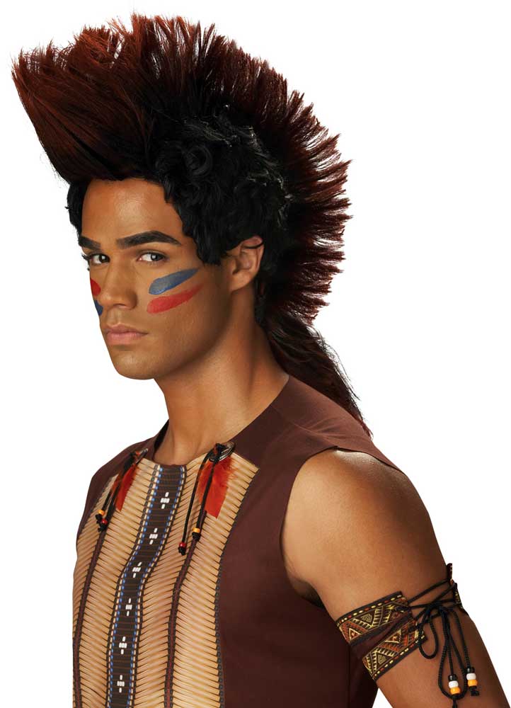 California Costume Indian Warrior Wig