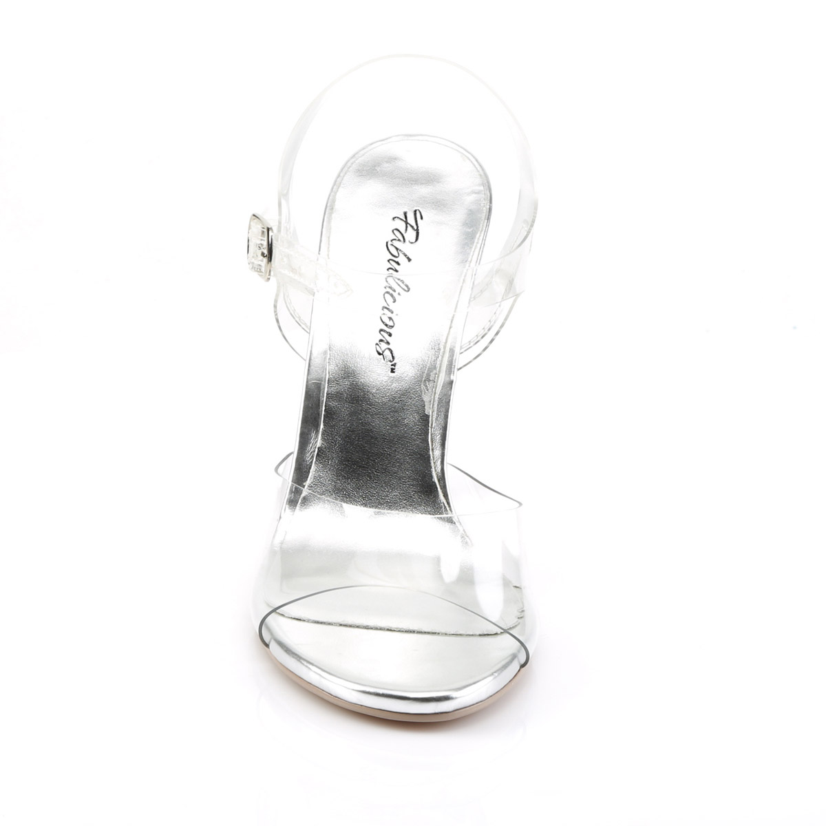 avoid square toe clear slide mules