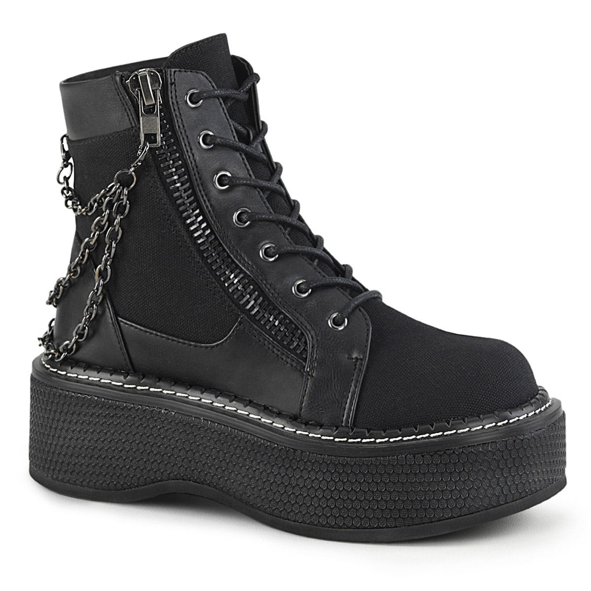 demonia zipper boots