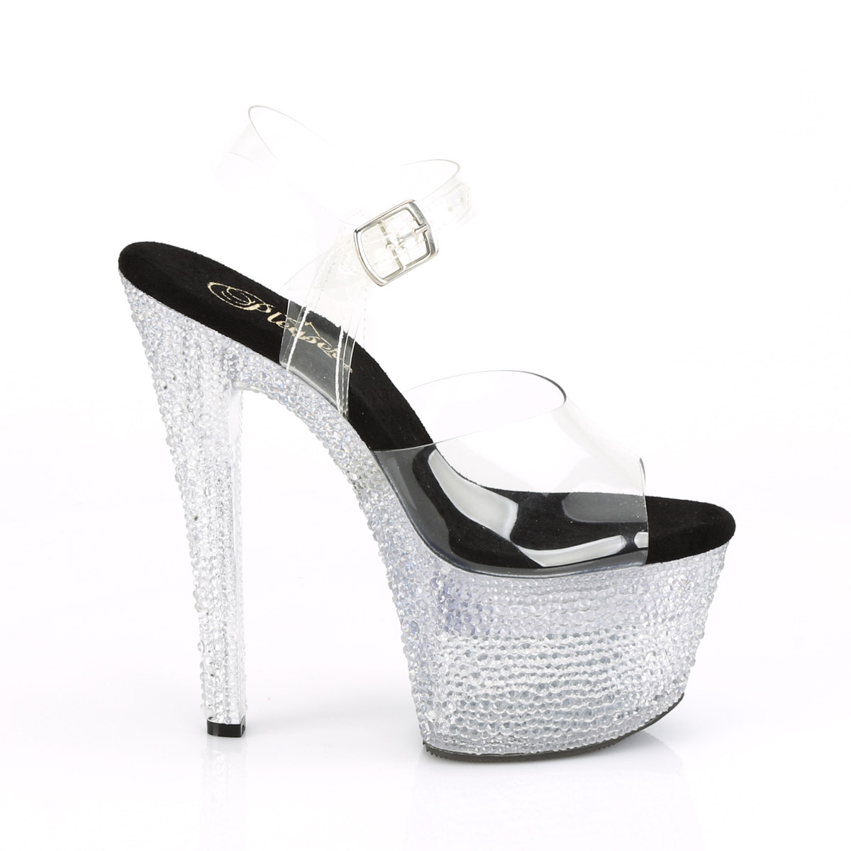 pleaser led heels