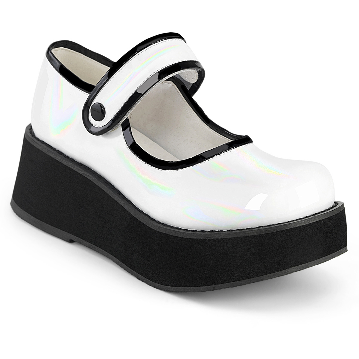 Pleaser Demonia 2 Pf Mary Jane Adult Women Shoes Heels Spr01/Whg | eBay