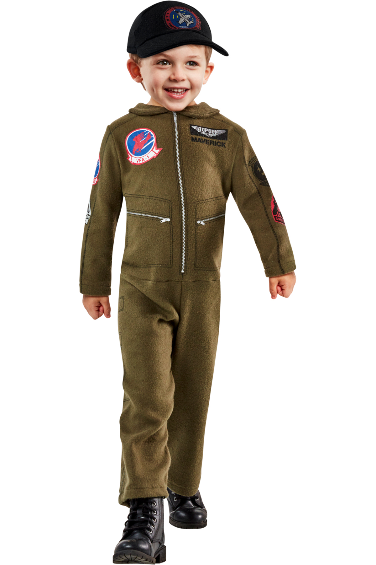 Rubies Licensed Top Gun Flight Suit Infant Toddler Unisex Costume Pilot  702650