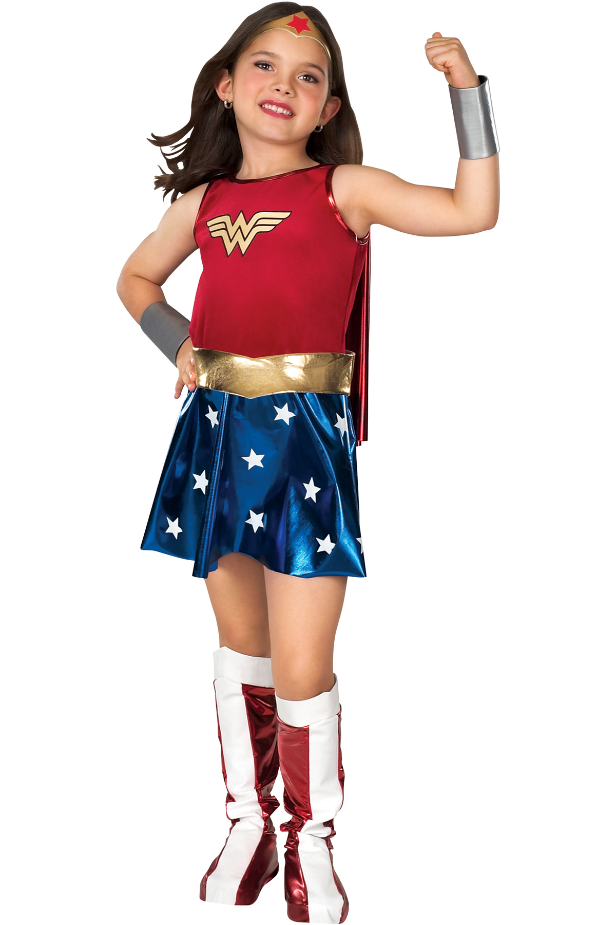 Rubies Licensed Dc Comics Wonder Woman Child Girls Costume Superhero 882312