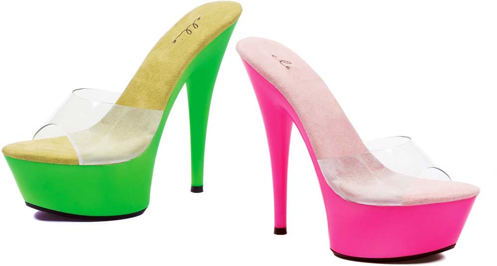 clear platform stilettos