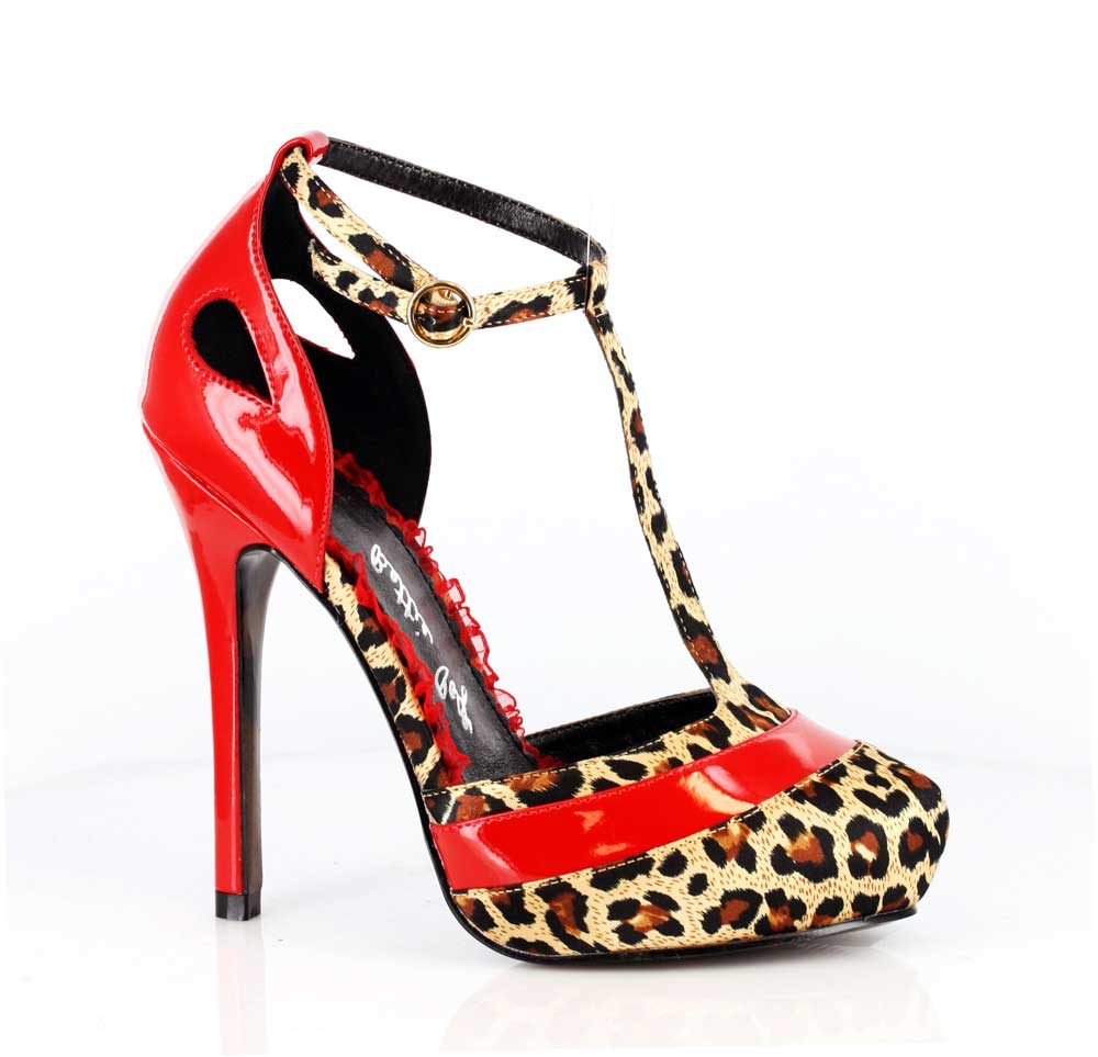 Sexy Night Club Closed Toe TStrap Stiletto Pumps High Heels Shoes