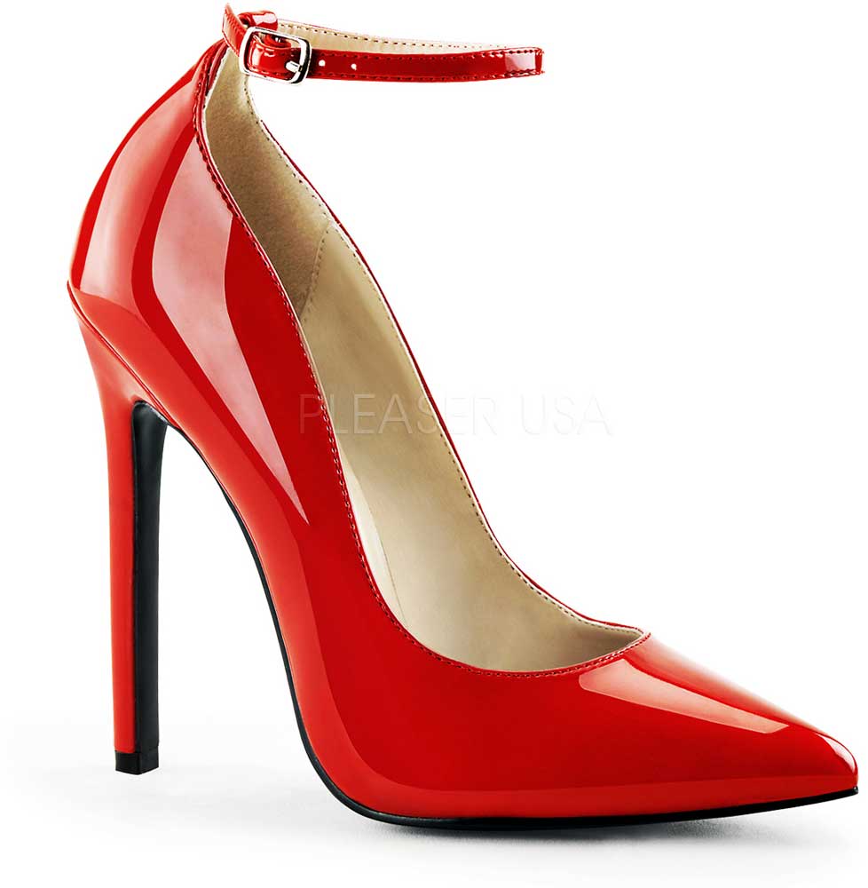 Sexy Elegant Ankle Strap Pointed Toe Stiletto Pumps High Heels Shoes