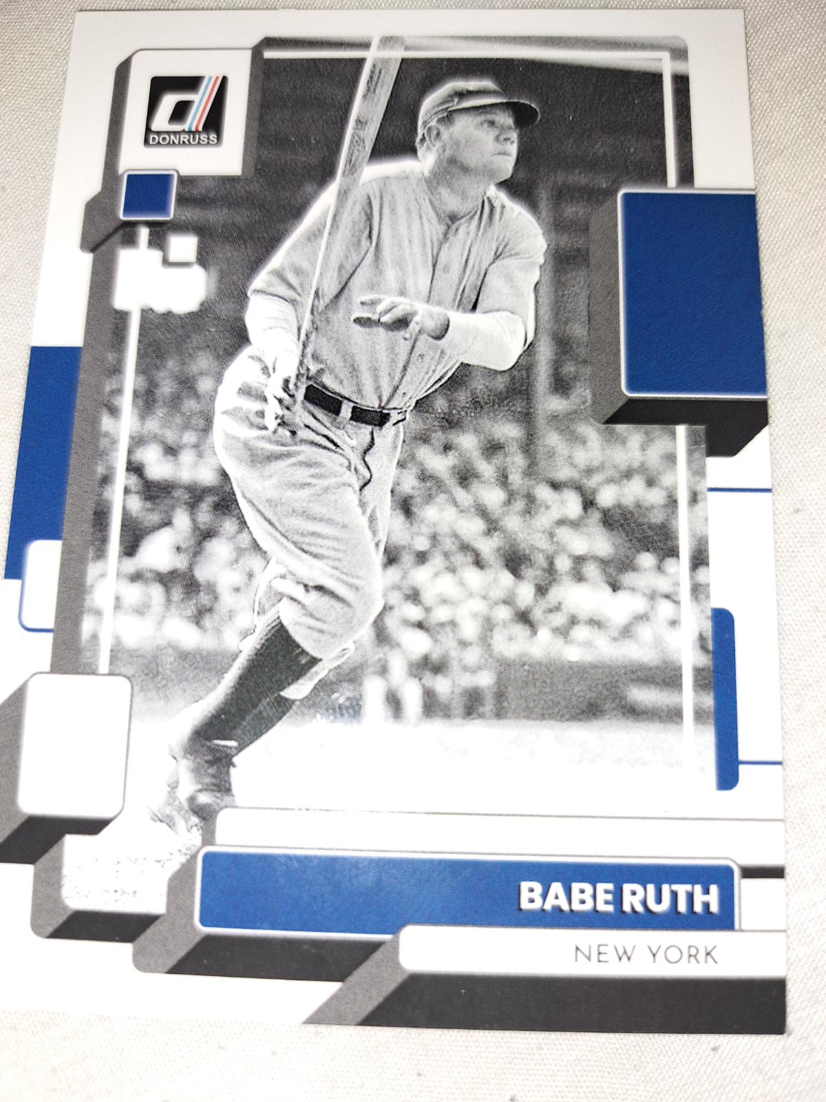 Babe Ruth Ungraded 2022 Panini Donruss