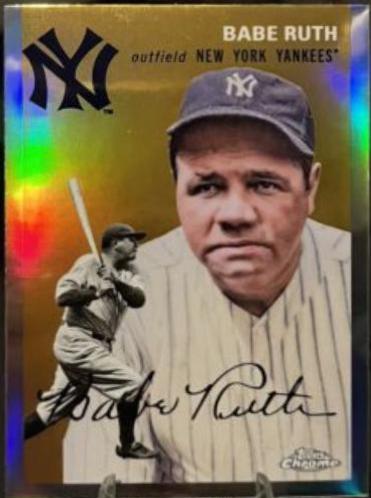 Babe Ruth Refractor 312 Prices 2023 Topps Chrome Platinum