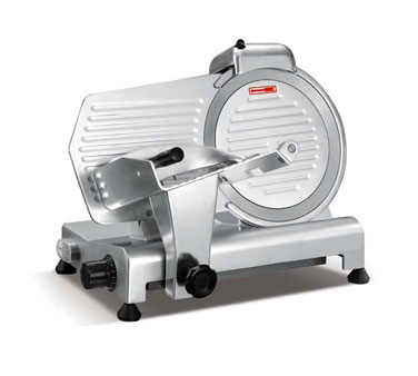 Admiral Craft SL300ES Meat Slicer, 12" Blade, Removable Meat Carriage, Protective Blade Cover, Automatic Shutoff, Built In Sharpening System, Belt-driven, Aluminum, 1/3 Hp, 120v/60/1-ph, 250 Watt, 2 Amps, Nema 5-15p, Etl Sanitation, Cetlus, Csa