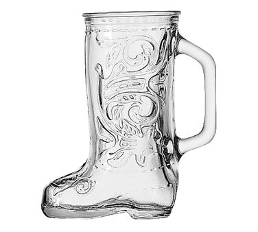 Anchor Hocking 162U Western Boot Beer Mug, 12-1/2 Oz., Sure Guard™ Guarantee