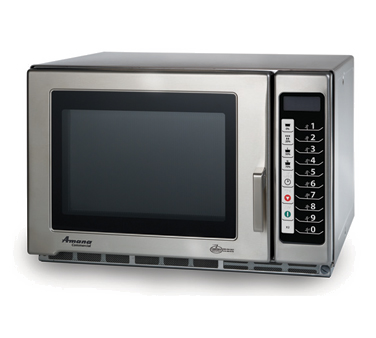 Acp RFS12TS Amana® Commercial Microwave Oven, Countertop, 1200 Watts, Medium Volume, (2) Magnetrons, 5 Power Levels, 10 Menu Pads With Capacity To Program 100 Menus, Braille Touch Pads, Removable Air Filter, S/s Exterior, S/s Interior With Sealed-in Ceramic Shel