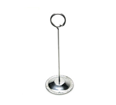 American Metalcraft CH6 Card Holder, 6" High, 2-5/8" Weighted Base, Electro Polished Finish, Stainless Steel