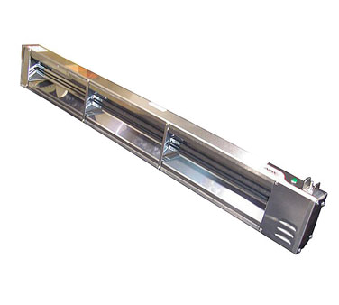 Apw Wyott FD-42H-T Heat Lamp, 42" Long, Tubular Metal Heater Rod, Single Heater Rod Housing, With High Wattage Elements, Stainless Steel Construction, 1100w, Toggle Control