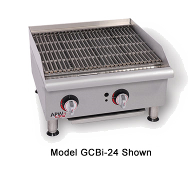 Apw Wyott GCB-18I Charbroiler, 18", Radiant, Gas