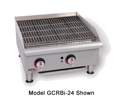 Apw Wyott GCRB-18I Char-rock Broiler, 18", Rock, Gas