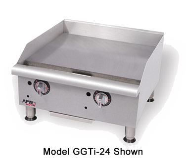 Apw Wyott GGT-48I Griddle, 48", Gas, 4" Adjustable Legs, 100,000 Btu's