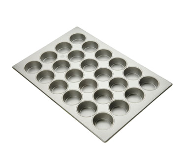 Focus Foodservice 903515 Muffin Pan, Holds (12) 3-1/2" Dia. Jumbo Muffins, 3 Rows Of 4, 13-1/8" X 17-7/8" Oa, Glazed Aluminized Steel
