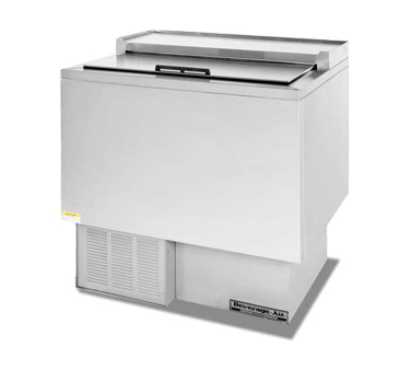 Beverage Air GF34L-S Glass Froster, 34", Underbar Model, Top Opening With 1 Sliding Door, 1 Lid And 2 Adjustable Dividers