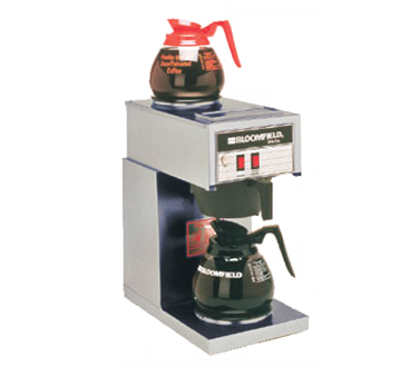 Bloomfield Ind. 8543-D2 Coffee Brewer, Single Brewer, 2 Warmers, Bloomfield Ind. Koffee King 8543-d2