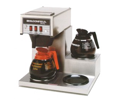 Bloomfield Ind. 8571-D3 Coffee Brewer, Single Brewer, 3 Warmers, Bloomfield Ind. Koffee King 8571-d3