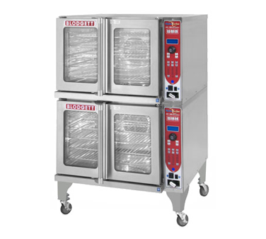 Blodgett Oven Hv-100g HV-100G DOUBLE Hydrovection™ Convection Oven, Gas, Full Size, Double Stacked, Capacity (10) 18" X 26" Pans, Glass Doors, (10) Stainless Steel Racks And (20) Rack Positions, Cavity Vent, Manual Controls, Four Speed Auto-reversing Fan Motor, Core Probe, Stainless Ste
