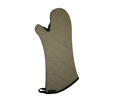 San Jamar 800FG17 Bestguard™ Oven Mitt, 17", Temperature Range Up To 450° F (232° C) For 30 Seconds, Ambidextrous, Webguard™ Protection, Fire Retardant, Clean With Damp Cloth, Tan