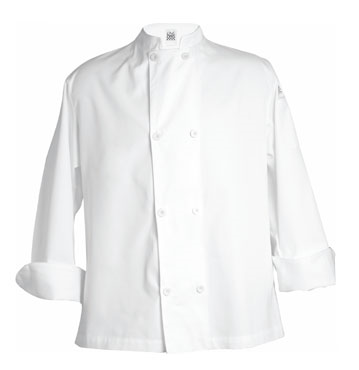 San Jamar J049-2X Traditional Chef's Jacket, 2x, Poly Cotton Blend, Chef 24/7®