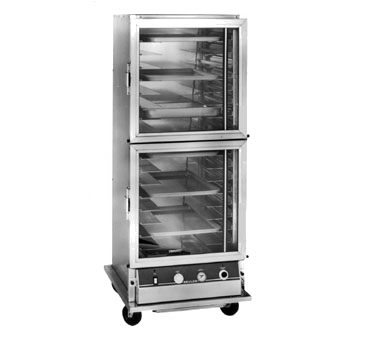 Bevles Company PICA70-32INS-A Proofing Cabinet, Mobile, Insulated, With Bottom-mount Heat & Humidity Unit With Separate Controls, Temperature 60-120° F, Universal Pan Supports 3" O.c., Capacity (16)18"x26" Or (32)12"x20" Pans, Insulated Aluminum Construction, Dutch Lexan Doors, 5