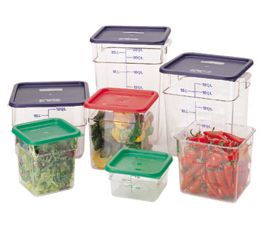 Cambro SFC12453 Cambro Midnight Blue Sq. Lid For 12,18, And 22 Qt. Storage Containers