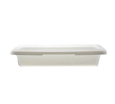 Cambro 12183P148 Food Storage Container, 12" X 18" X 3-1/2", 1.75 Gallon Capacity, Natural White, Polyethylene, Resist Stains, Dishwasher Safe, Nsf
