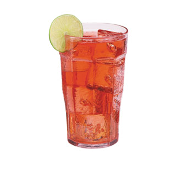Cambro LT14152 Laguna® Tumbler, Fluted, 14 Oz., Impact Resistant Plastic, Lightweight, Break-resistant, San, Clear