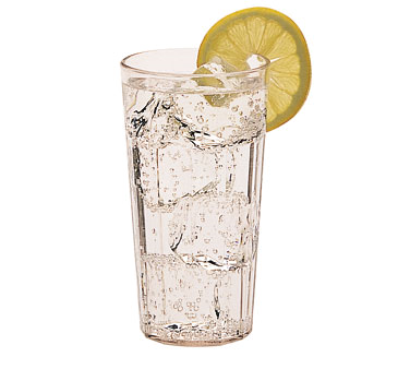 Cambro NT16409 Newport Tumbler, Fluted, 16.4 Oz., Top Dia. 3-1/4", Bottom Dia. 2-5/16" X 5-3/4"h, Impact Resistant Plastic, Interior Stacking Lugs, Sani-rim Lip, Dishwasher Safe, San, Blush