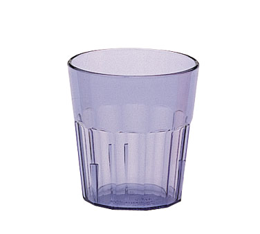 Cambro NT9152 Newport Tumbler, Fluted, 9.3 Oz., Top Dia. 3-1/4", Bottom Dia. 2-3/8" X 3-5/16"h, Impact Resistant Plastic, Interior Stacking Lugs, Sani-rim Lip, Dishwasher Safe, San, Clear