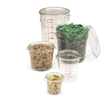 Cambro RFS12SCPP190 Seal Cover, For Camwear 12, 18 & 22 Qt. Round Storage Containers, Translucent, Polypropylene, Nsf