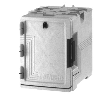 Cambro UPCS400480 Camcarrier® Ultra Pancarrier®, Front Loading, One-piece Poly Shell, Foam Insulation, Holds 1/2, 1/3 & Full Size Pans 2-1/2" To 8" Deep, Approximately Cap. 60 Qt., Molded-in Handles, Nylon Latch, Built In Seal, No Gasket Needed, Vent Cap, Stackable, S