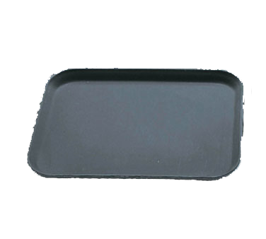 Carlisle 1612GR004 Griptite™ Serving Tray, 16-3/8"l X 12"w, Rectangular, Stain And Odor Resistant, Non-skid Surface, Dishwasher Safe, Fiberglass, Black, Nsf
