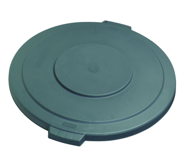 Carlisle 34103323 Bronco™ Waste Container Lid, Round, 2-1/8"h X 24" Dia., Heavy-duty, Snap Down Tab Locks, For 32 Gallon Container, Polyethylene, Gray, Nsf (cash N' Carry)