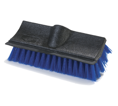 Carlisle 3619014 Broom Head, 10" Plastic Block, Hard Work Block, Baseboard Scrub Brush