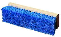 Carlisle 36193P14 Broom Head, 10" Hardwood Block, 2" Blue Polypropylene Bristles Without Handle