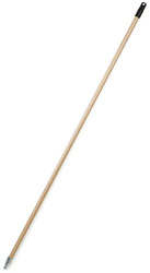 Carlisle 4022300 Broom Handle, 60", Threaded Metal Tip, Wood Handle