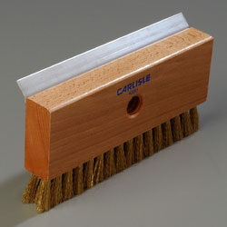 Carlisle 4029100 Grill Brush, 8.5 Brass Wire Bristles, Oven Brush And Scraper