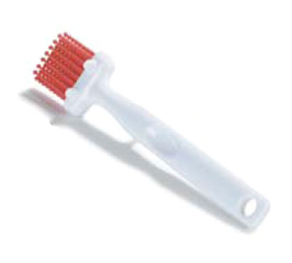 Carlisle 4040305 Pastry Brush, 2" Wide, Molded In Hanging Hook, Heat Resistant To 500°f, Stain And Odor Resistant, Dishwasher Safe, Silicone, Red (cash N' Carry)