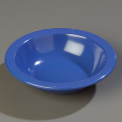 Carlisle 4352914 Grapefruit Bowl, 10 Oz., 5-7/8" Dia., Stain And Scratch Resistant, Stackable, Dishwasher Safe, Melamine, Dallas Ware®, Ocean Blue, Nsf
